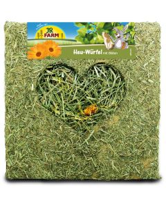 JR HAY CUBE WITH FLOWERS 450 G