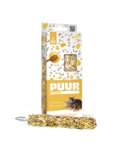 Puur Barritas Roedores Rata, Hamster, Ratón (Arroz Miel y Avena) 2 x 100 g - por encargo