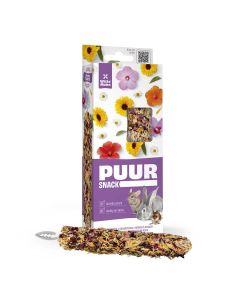 Puur Barritas Roedores Conejo, Chinchilla y Cobaya (Hibisco, Caléndula y Manzanilla) 2 x 80 g - por encargo