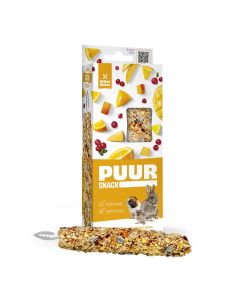 Puur Barritas Roedores Conejo, Cobaya y Hamster (Naranja, Mango y Arándanos) 2 x 90 g