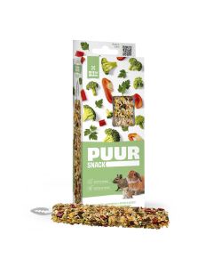 Puur Barritas Roedores Conejo, Degú y Hamster (Brócoli, Pimiento y Perejil) 2 x 90 g