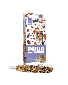 Puur Barritas Roedores Conejo, Cobaya y Hámster (Arándanos, bayas de Saúco y Serba) 2 x 90 g - por encargo