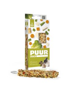 Puur Barritas Roedores Conejo, Degú y Hámster (Zanahoria, Col y Chirivía) 2 x 90 g - por encargo