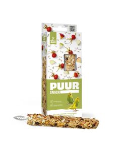 Puur Barritas de Semillas Periquitos (Escaramujo, Manzana y Semillas) 2 x 60g - por encargo