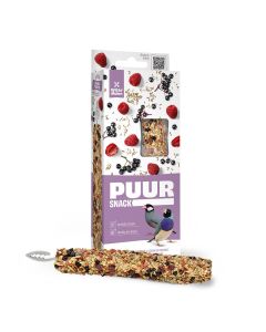 Puur Barritas de Semillas Pájaros Exóticos (Frambuesa, Saúco y Semillas de hierba) 2 x 60g - por encargo