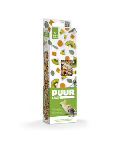 Puur Barritas de Semillas Periquitos Grandes y Cacatúas (Kiwi, Zanahoria y Eucalipto) 2 x 150g