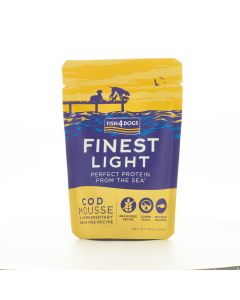 Fish4Dogs Mousse light cod 100 gr (Bacalao)