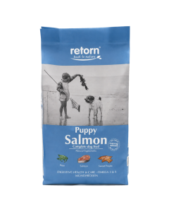 Pienso Natural de Salmón para Cachorros - Retorn Puppy Croqueta Pequeña