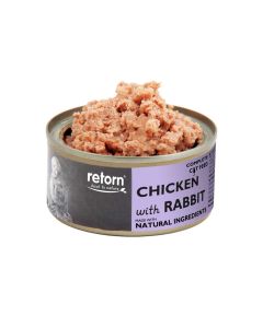 Retorn Latas Gato de Pollo con Conejo 80 gr