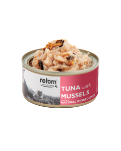 Retorn Latas Gato de Atún con Mejillones (80 g x 24 Uds)