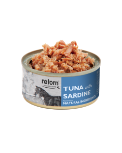 Retorn Latas Gato de Atún con Sardinas (80 g x 24 uds) 